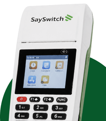 SaySwitch POS terminal